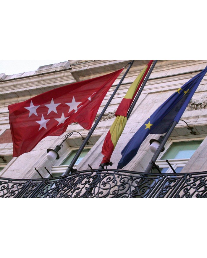 Bandera Comunidad de Madrid exterior Bandera Comunidad de Madrid exterior