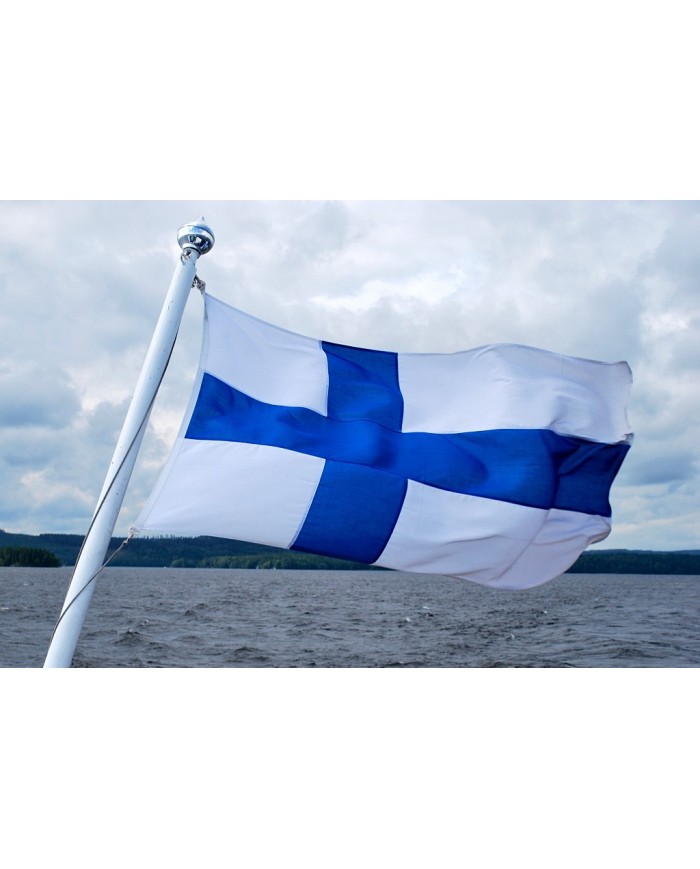 Bandera Finlandia exterior