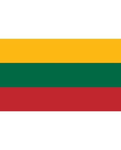 Bandera Lituania 10 x 15 cms. Bandera Lituania 10 x 15 cms.