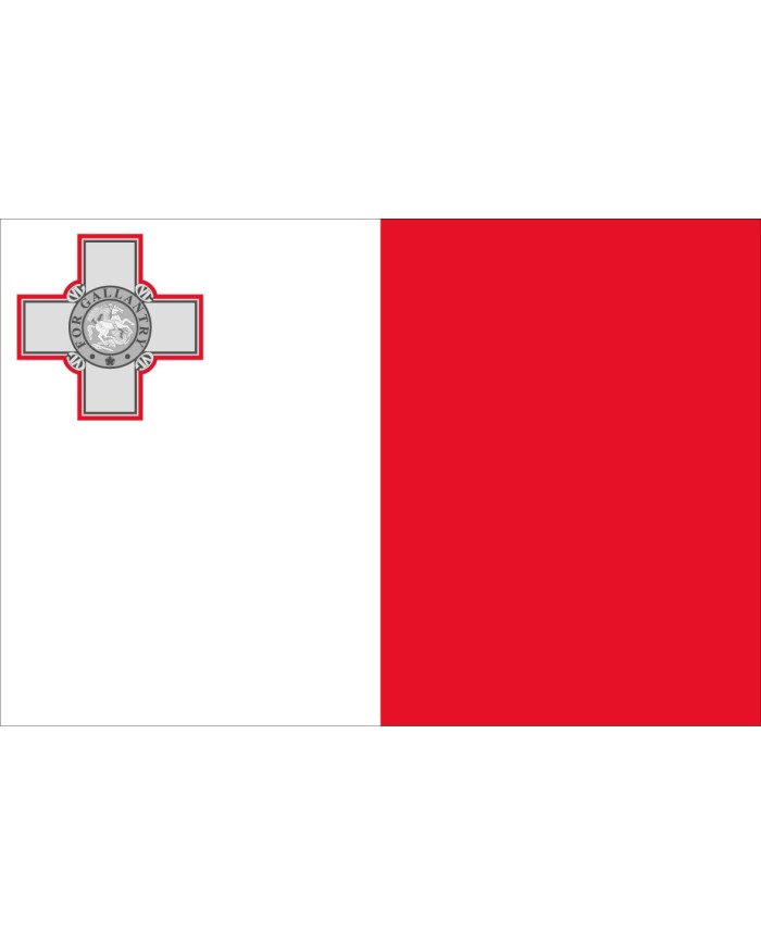 Bandera Malta 10 x 15 cms.