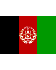 Bandera Afganistán exterior