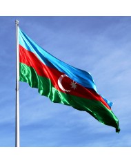 Bandera Azerbayán exterior Bandera Azerbayán exterior