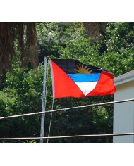 Bandera Antigua y Barbuda exterior