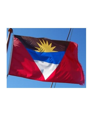 Bandera Antigua y Barbuda exterior