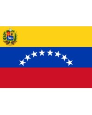 Bandera Venezuela 10 x 15 cm.