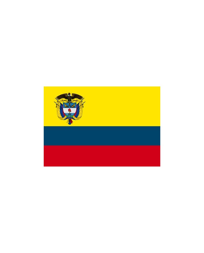Bandera Colombia 10 x 15 cm.