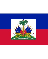 Bandera Haití 10 x 15 cm.