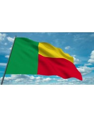 Bandera Benín exterior