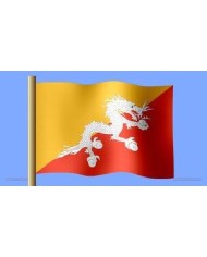 Bandera Bhután exterior