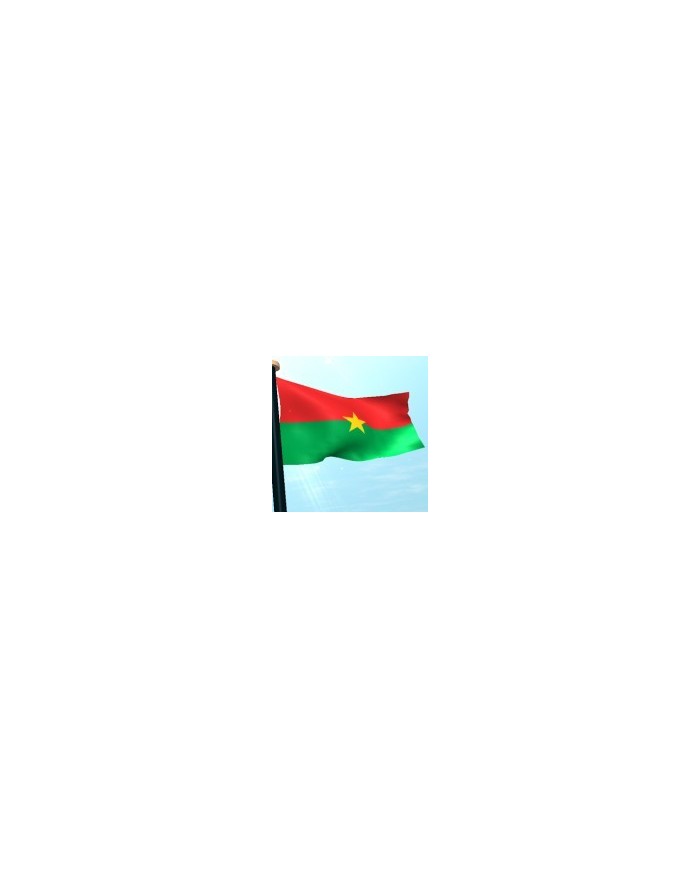Bandera Burkina Faso exterior
