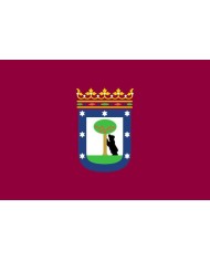 Bandera Madrid ciudad Bandera Madrid ciudad