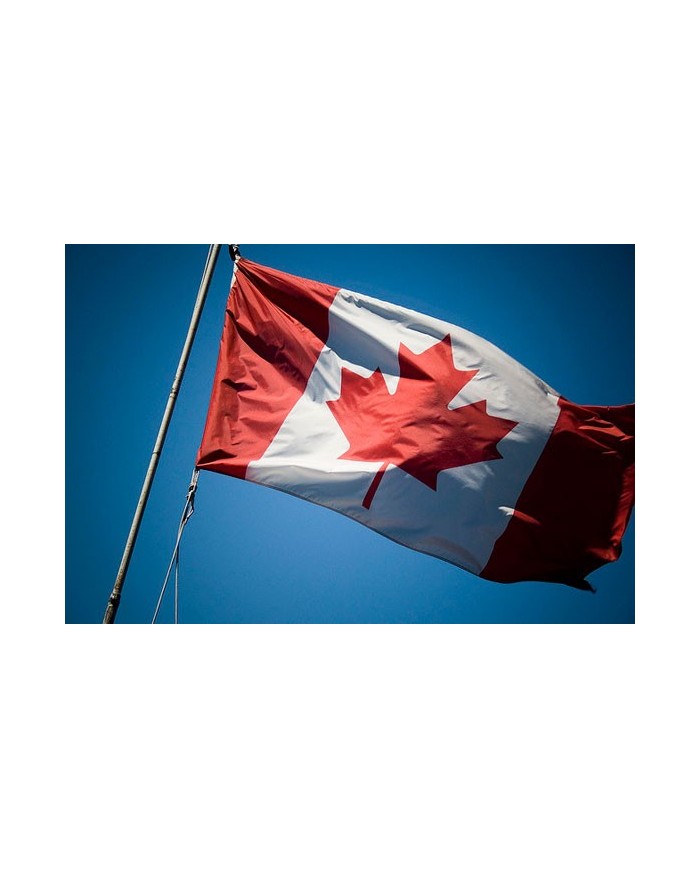 Bandera Canadá exterior