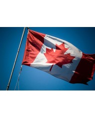 Bandera Canadá exterior