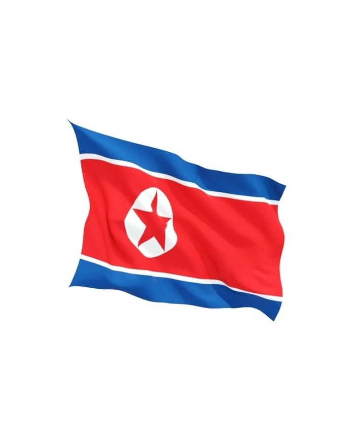 Bandera Corea del norte exterior
