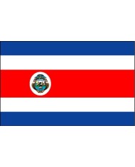 Bandera Costa Rica 10 x 15 cm.