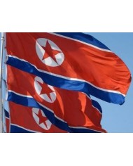 Bandera Corea del norte exterior