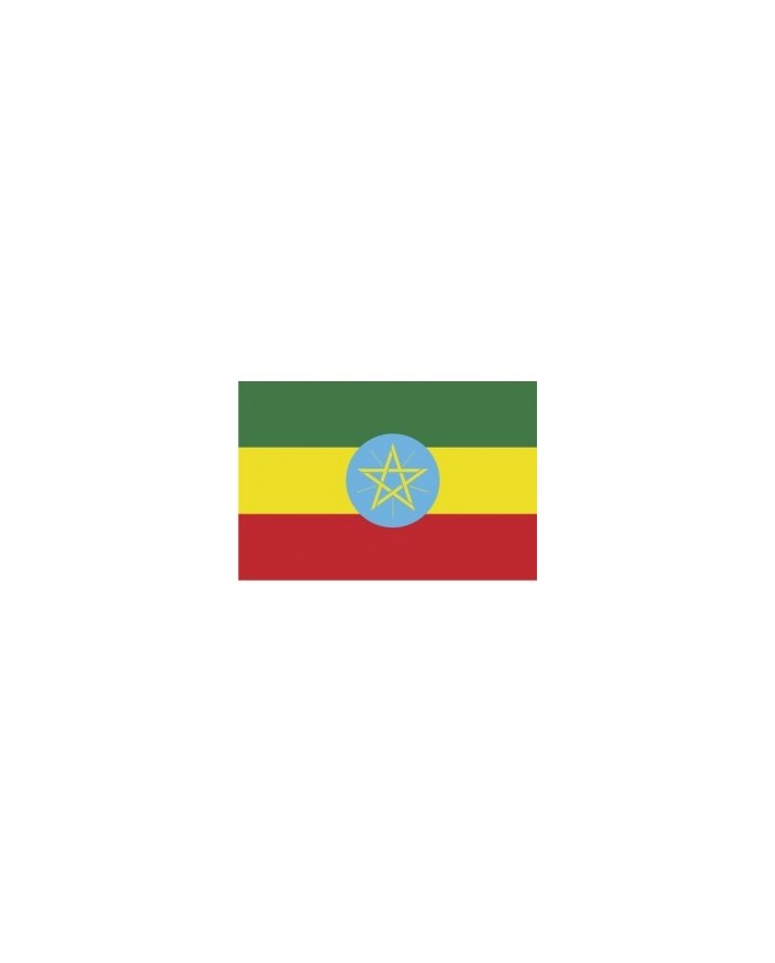 Bandera Etiopia 10 x 15 cm.