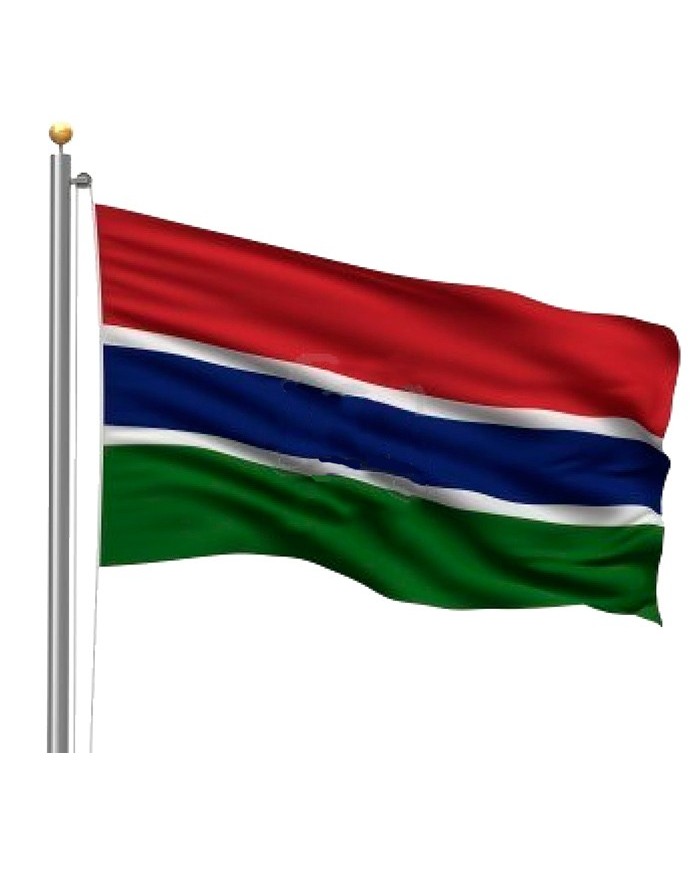 Bandera Gambia exterior Bandera Gambia exterior