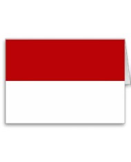 Bandera Indonesia 10 x 15 cm.