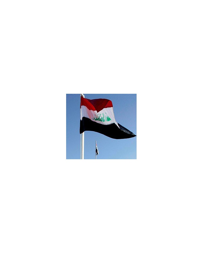 Bandera Irak exterior