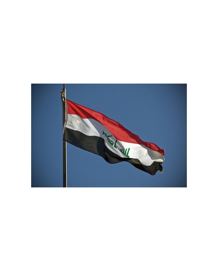 Bandera Irak exterior