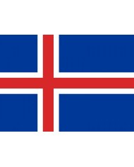 Bandera Islandia 10 x 15 cm.