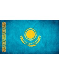Bandera Kazajistán exterior Bandera Kazajistán exterior