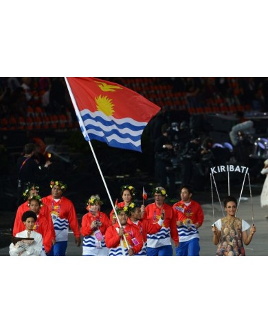 Bandera Kiributi exterior Bandera Kiributi exterior