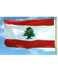 Bandera Líbano exterior