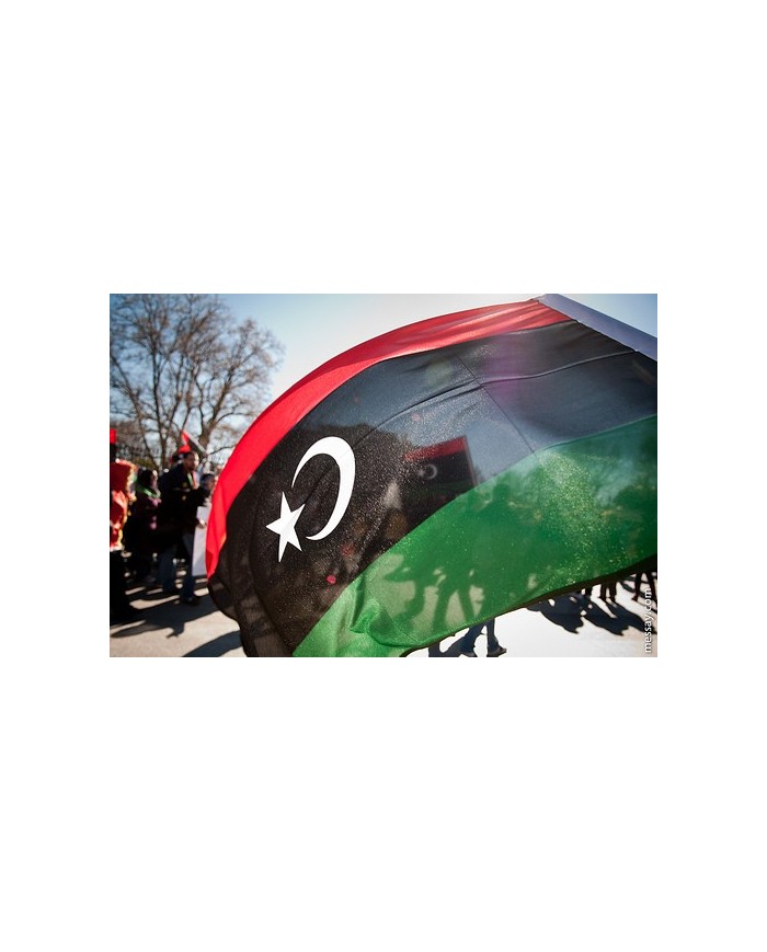 Bandera Libia exterior