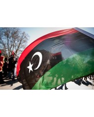 Bandera Libia exterior