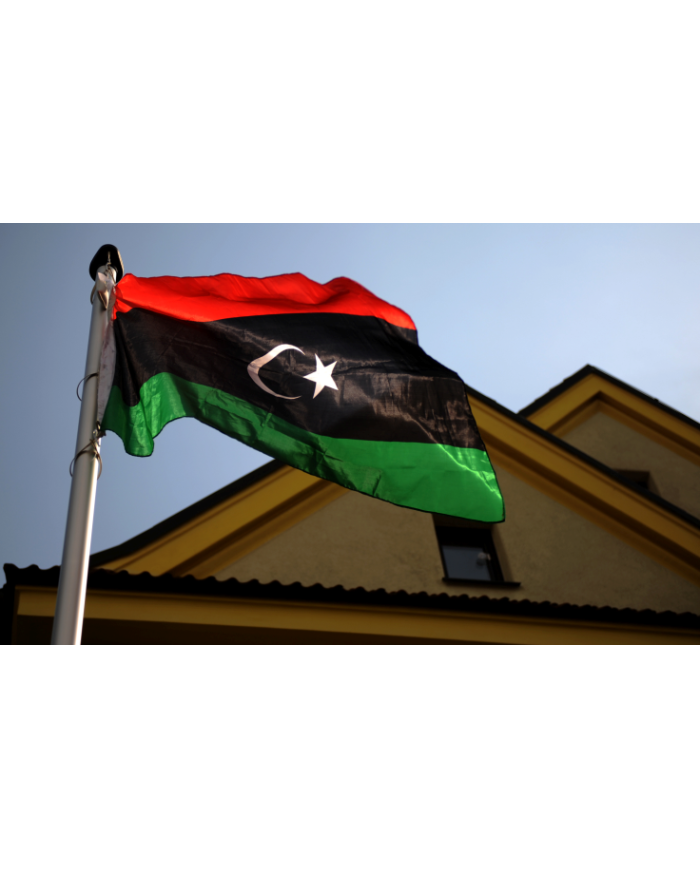 Bandera Libia exterior