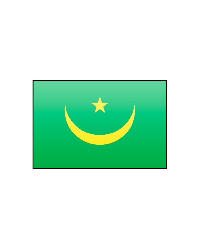 Bandera Mauritania 10 x 15 cm. Bandera Mauritania 10 x 15 cm.