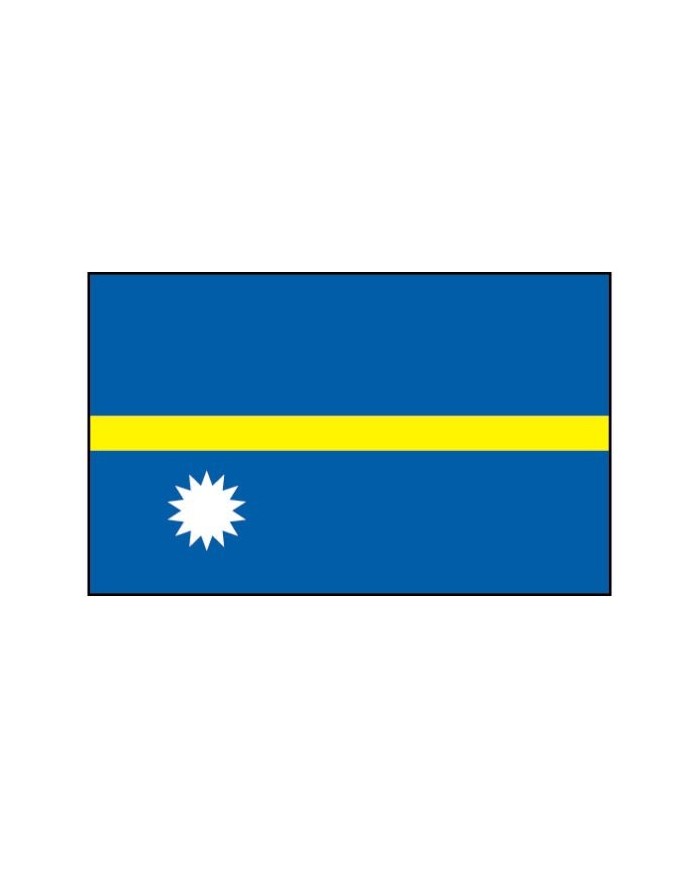 Bandera Nauru exterior Bandera Nauru exterior
