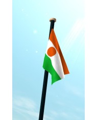 Bandera Níger exterior