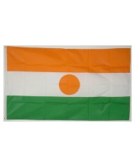 Bandera Níger exterior
