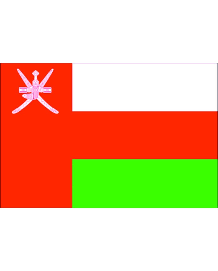 Bandera Omán 10 x 15 cm. Bandera Omán 10 x 15 cm.