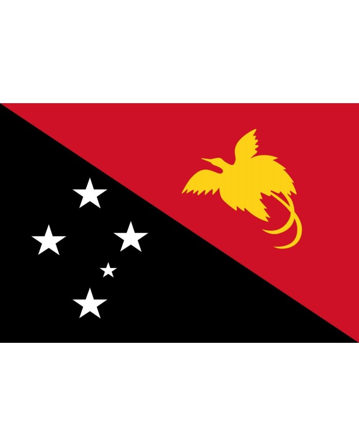 Bandera Papúa Nueva Guinea 10 x 15 cm. Bandera Papúa Nueva Guinea 10 x 15 cm.