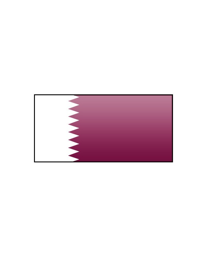 Bandera Qatar 10 x 15 cm. Bandera Qatar 10 x 15 cm.
