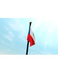 Bandera República Checa exterior