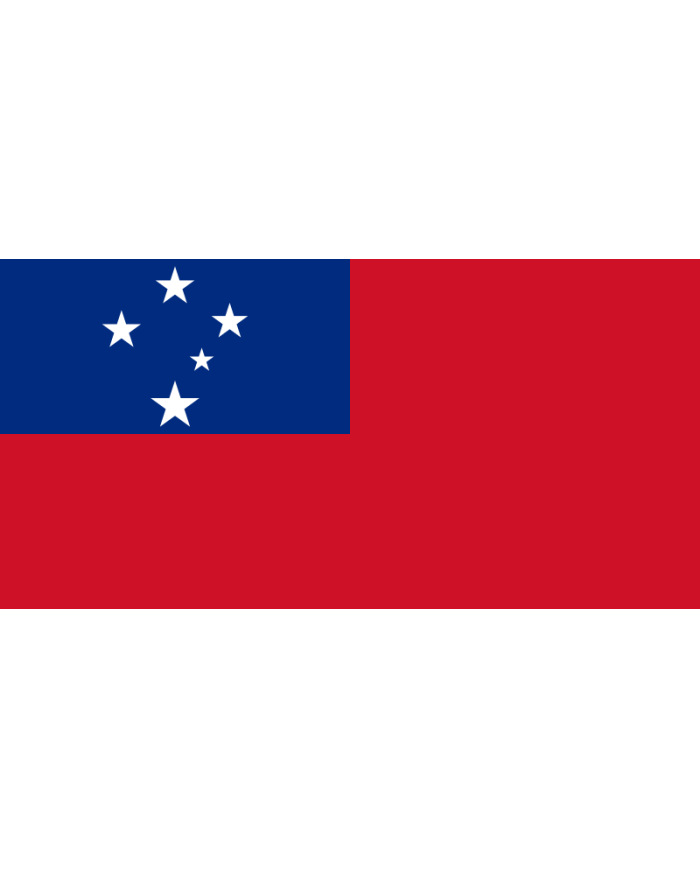Bandera Samoa occidental exterior