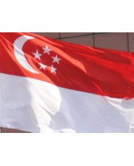 Bandera Singapur exterior