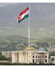 Bandera Tayikistán exterior