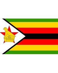 Bandera Zimbawe 10 x 15 cm.
