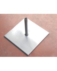 Base plana para mástil 36 milímetros