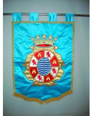 Estandarte con escudo personalizado Estandarte con escudo personalizado