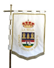 Estandarte con escudo personalizado Estandarte con escudo personalizado