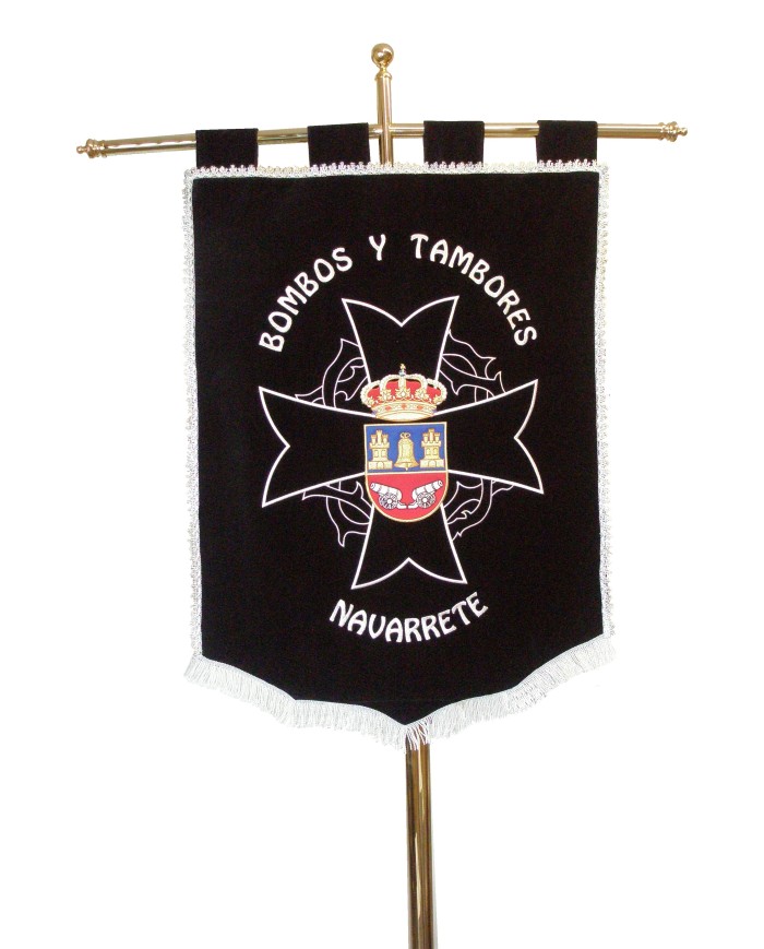 Estandarte con escudo personalizado Estandarte con escudo personalizado