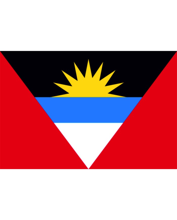 Bandera Antigua y Barbuda exterior