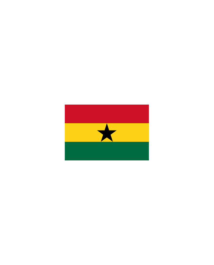 Bandera Ghana 10 x 15 cm. Bandera Ghana 10 x 15 cm.